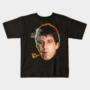 TONY MONTANA GOLD Kids T-Shirt